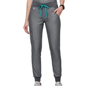 Figs Womens Technical Collection Gray Jogger Scrub Pants Graphite Size Large